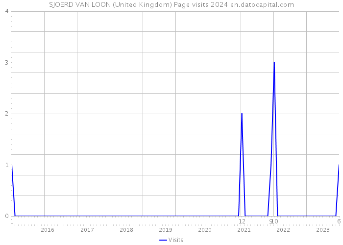 SJOERD VAN LOON (United Kingdom) Page visits 2024 
