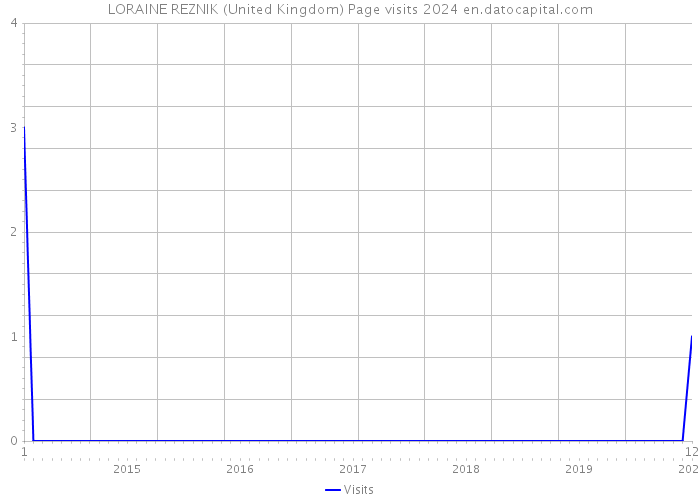 LORAINE REZNIK (United Kingdom) Page visits 2024 