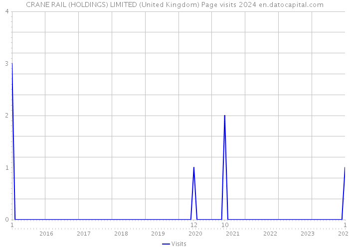 CRANE RAIL (HOLDINGS) LIMITED (United Kingdom) Page visits 2024 
