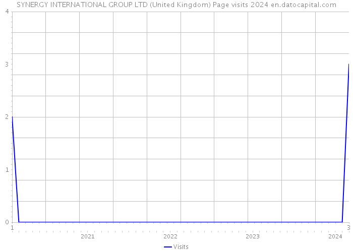 SYNERGY INTERNATIONAL GROUP LTD (United Kingdom) Page visits 2024 