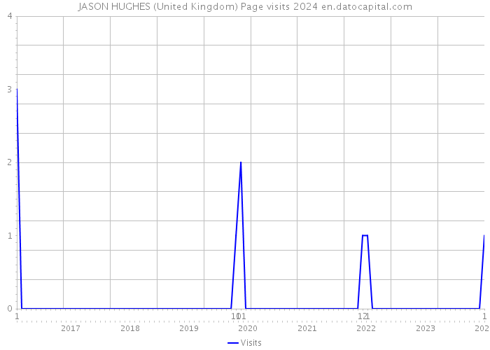 JASON HUGHES (United Kingdom) Page visits 2024 