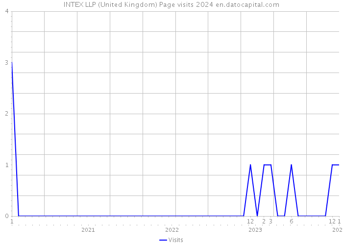 INTEX LLP (United Kingdom) Page visits 2024 