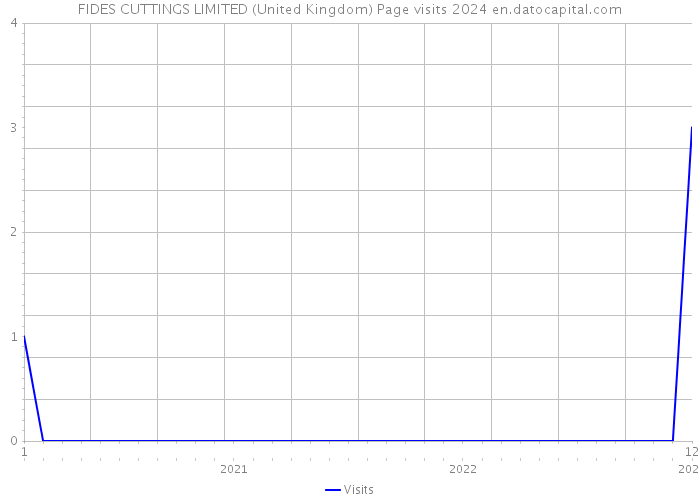 FIDES CUTTINGS LIMITED (United Kingdom) Page visits 2024 