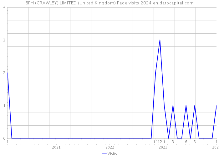 BPH (CRAWLEY) LIMITED (United Kingdom) Page visits 2024 