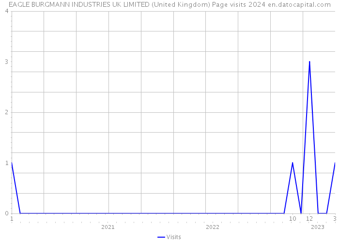EAGLE BURGMANN INDUSTRIES UK LIMITED (United Kingdom) Page visits 2024 