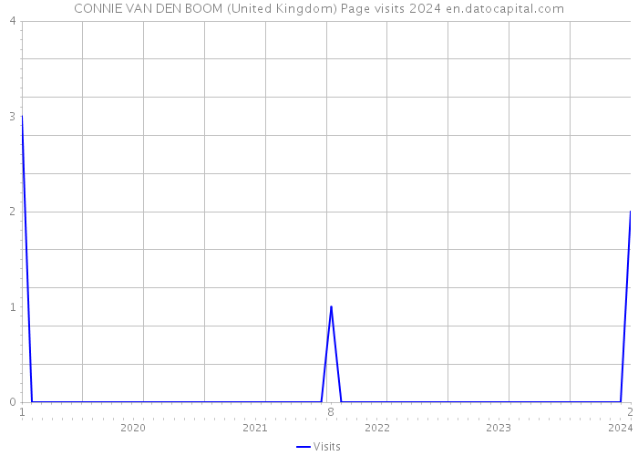 CONNIE VAN DEN BOOM (United Kingdom) Page visits 2024 