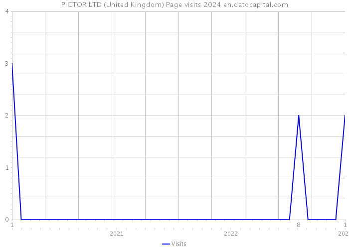 PICTOR LTD (United Kingdom) Page visits 2024 
