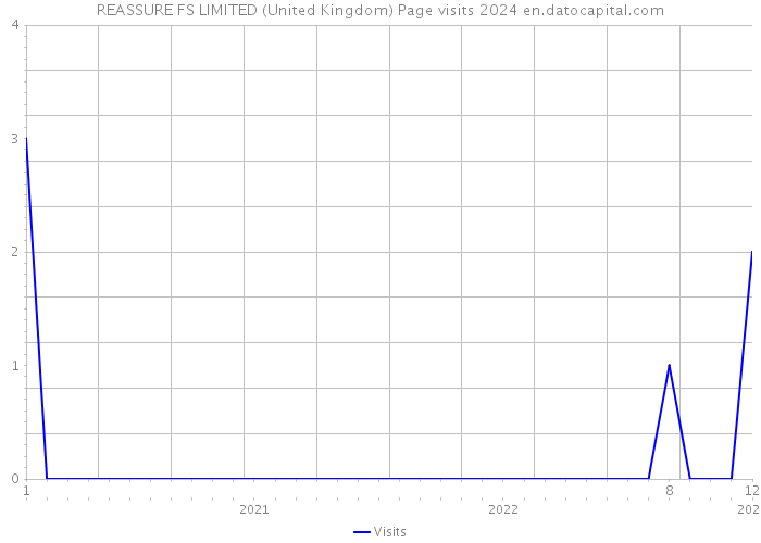 REASSURE FS LIMITED (United Kingdom) Page visits 2024 