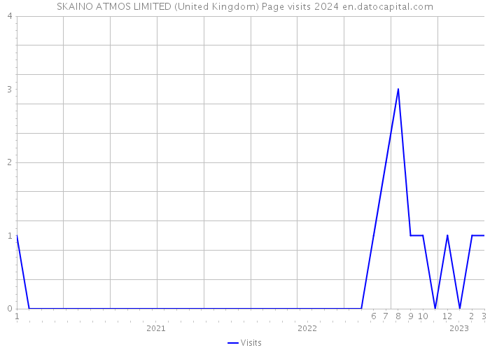 SKAINO ATMOS LIMITED (United Kingdom) Page visits 2024 