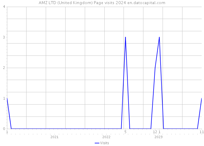 AMZ LTD (United Kingdom) Page visits 2024 