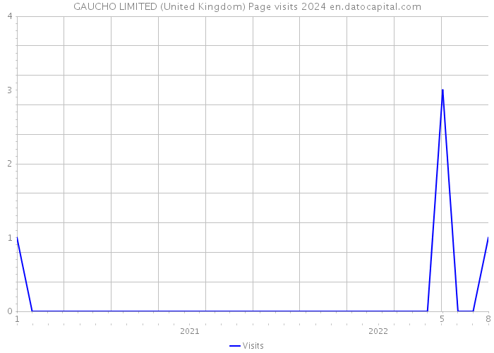 GAUCHO LIMITED (United Kingdom) Page visits 2024 