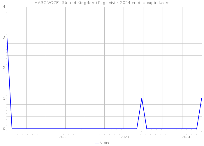 MARC VOGEL (United Kingdom) Page visits 2024 