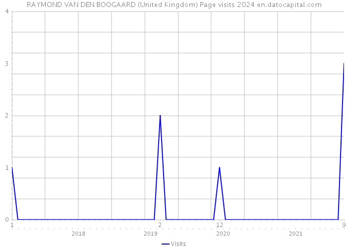 RAYMOND VAN DEN BOOGAARD (United Kingdom) Page visits 2024 