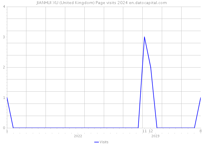JIANHUI XU (United Kingdom) Page visits 2024 