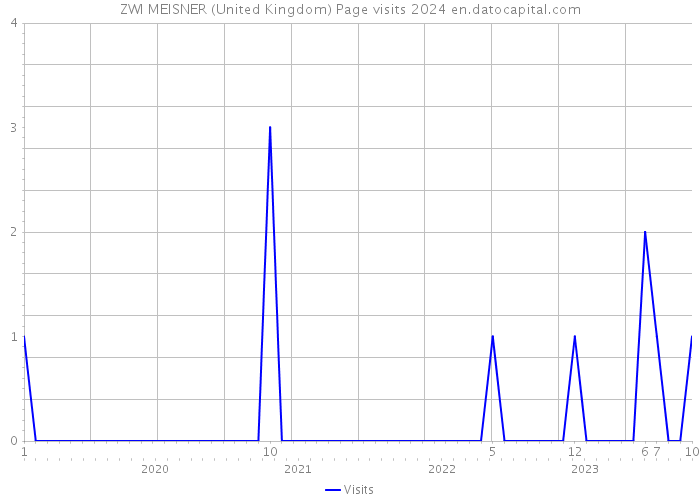 ZWI MEISNER (United Kingdom) Page visits 2024 