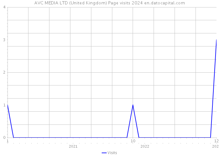 AVC MEDIA LTD (United Kingdom) Page visits 2024 