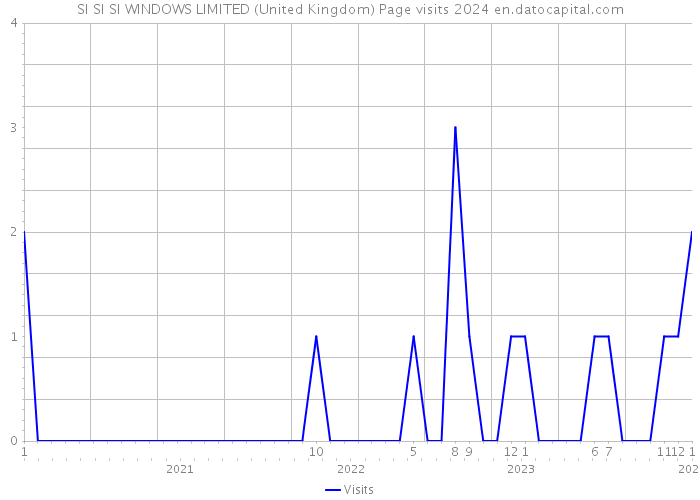 SI SI SI WINDOWS LIMITED (United Kingdom) Page visits 2024 