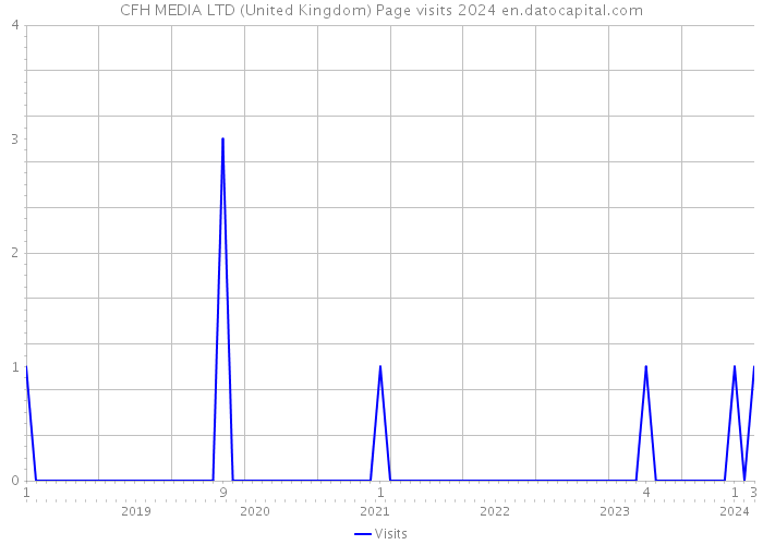 CFH MEDIA LTD (United Kingdom) Page visits 2024 