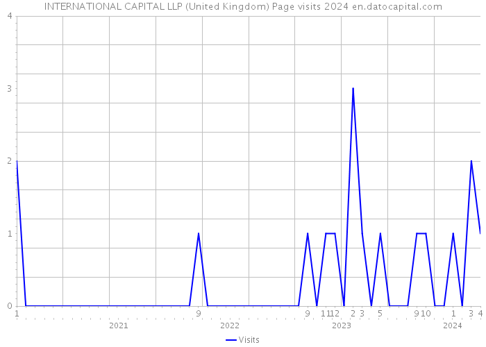 INTERNATIONAL CAPITAL LLP (United Kingdom) Page visits 2024 
