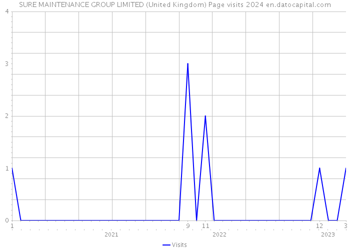 SURE MAINTENANCE GROUP LIMITED (United Kingdom) Page visits 2024 