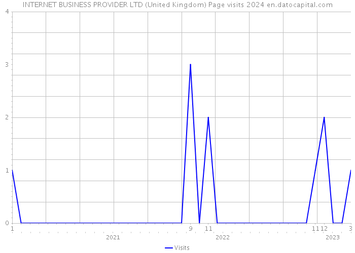 INTERNET BUSINESS PROVIDER LTD (United Kingdom) Page visits 2024 