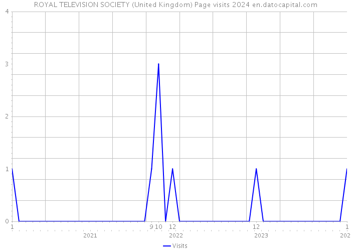 ROYAL TELEVISION SOCIETY (United Kingdom) Page visits 2024 