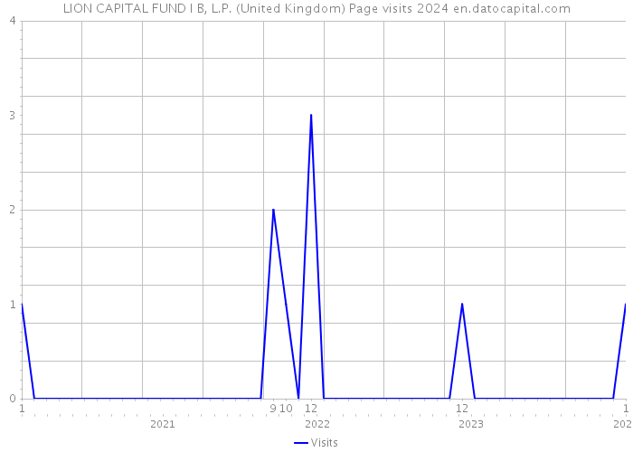 LION CAPITAL FUND I B, L.P. (United Kingdom) Page visits 2024 