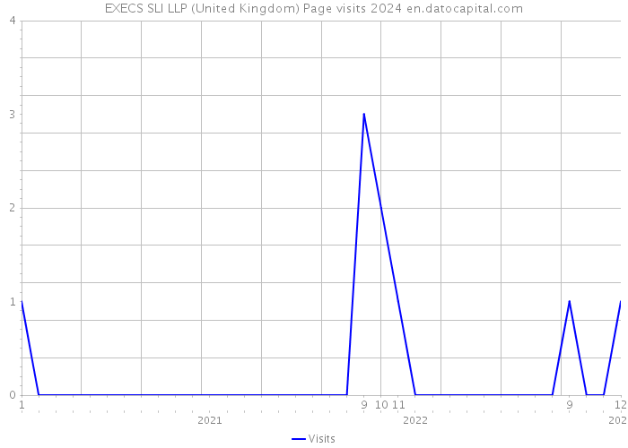 EXECS SLI LLP (United Kingdom) Page visits 2024 