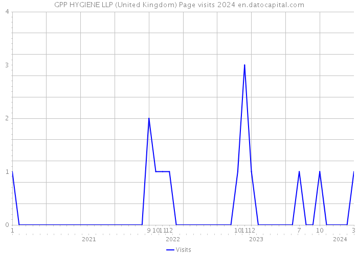GPP HYGIENE LLP (United Kingdom) Page visits 2024 