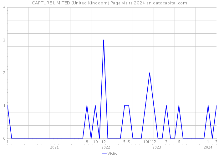 CAPTURE LIMITED (United Kingdom) Page visits 2024 