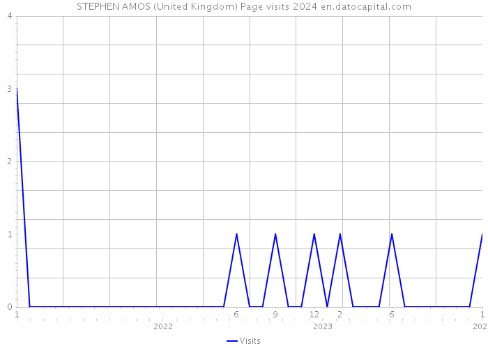 STEPHEN AMOS (United Kingdom) Page visits 2024 