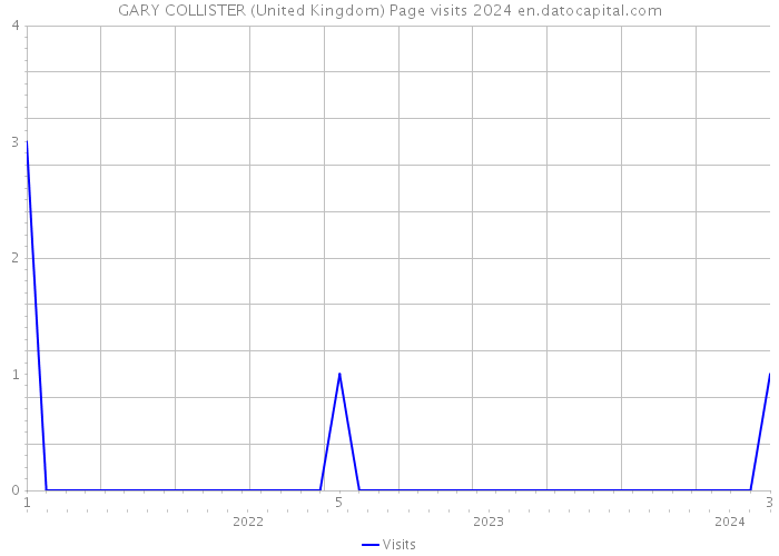 GARY COLLISTER (United Kingdom) Page visits 2024 