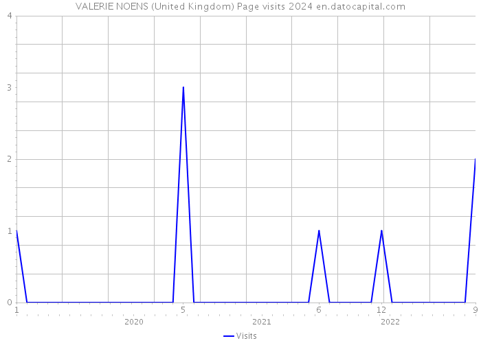 VALERIE NOENS (United Kingdom) Page visits 2024 