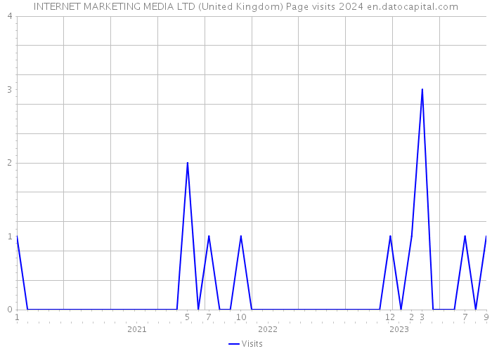 INTERNET MARKETING MEDIA LTD (United Kingdom) Page visits 2024 