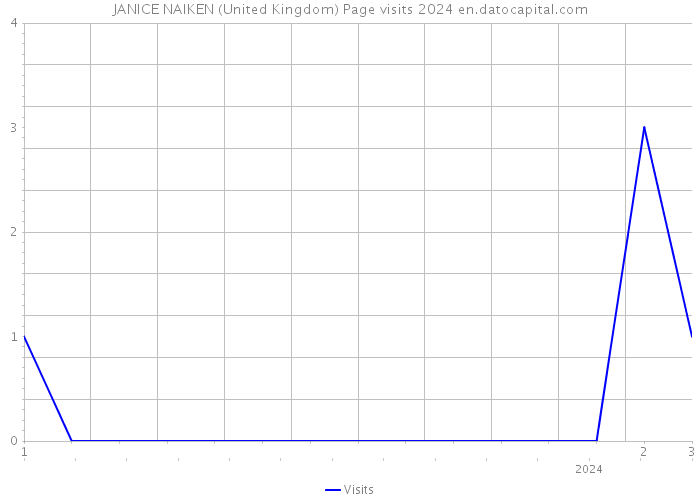 JANICE NAIKEN (United Kingdom) Page visits 2024 
