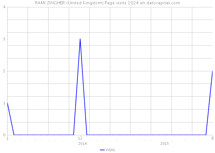 RAMI ZINGHER (United Kingdom) Page visits 2024 
