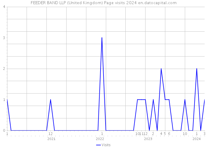 FEEDER BAND LLP (United Kingdom) Page visits 2024 