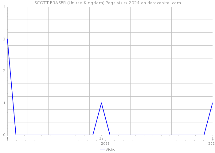 SCOTT FRASER (United Kingdom) Page visits 2024 