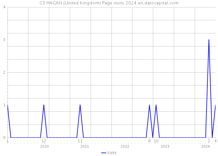 CS HAGAN (United Kingdom) Page visits 2024 