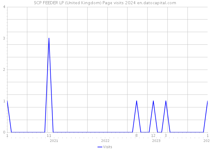 SCP FEEDER LP (United Kingdom) Page visits 2024 