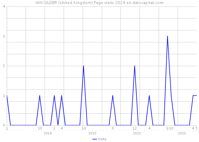 IAN GILDER (United Kingdom) Page visits 2024 