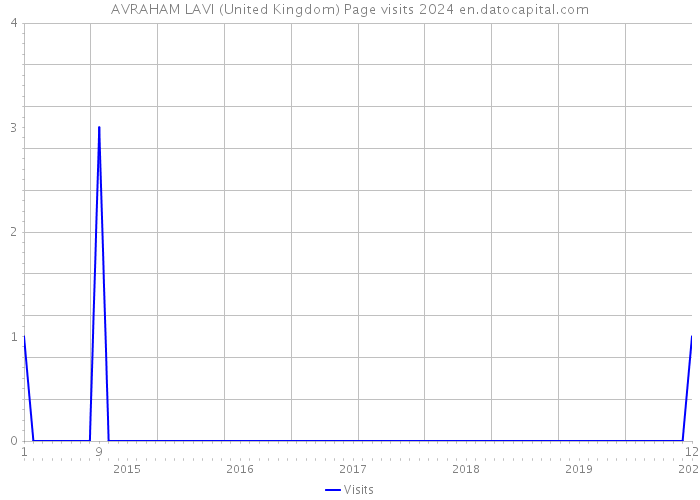 AVRAHAM LAVI (United Kingdom) Page visits 2024 