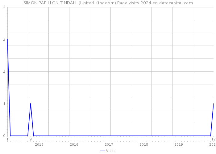 SIMON PAPILLON TINDALL (United Kingdom) Page visits 2024 