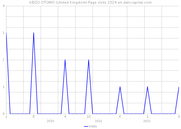 KEIZO OTOMO (United Kingdom) Page visits 2024 