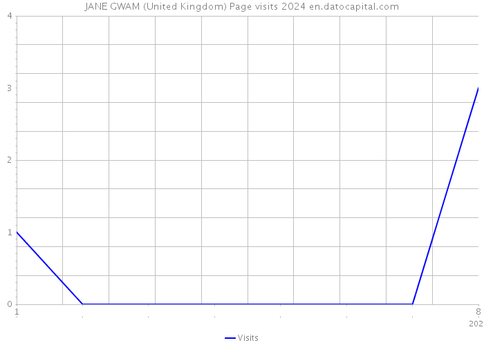 JANE GWAM (United Kingdom) Page visits 2024 