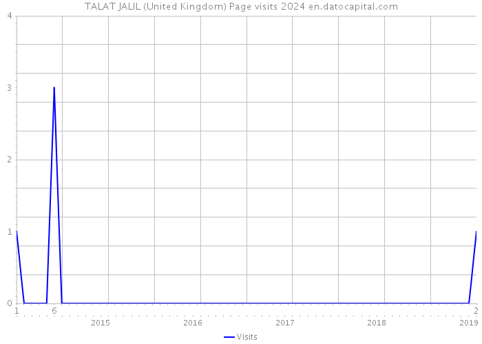 TALAT JALIL (United Kingdom) Page visits 2024 