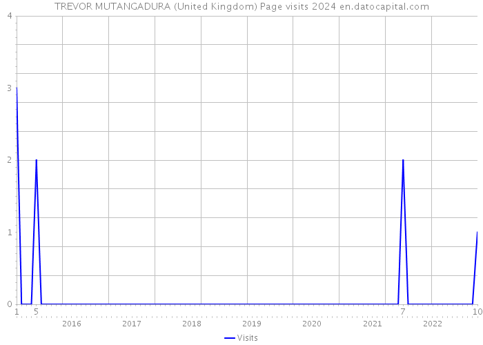 TREVOR MUTANGADURA (United Kingdom) Page visits 2024 