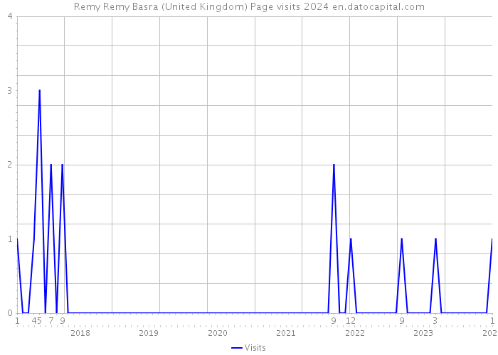 Remy Remy Basra (United Kingdom) Page visits 2024 