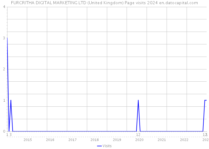 FURCRITHA DIGITAL MARKETING LTD (United Kingdom) Page visits 2024 