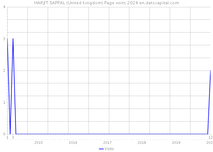HARJIT SAPPAL (United Kingdom) Page visits 2024 